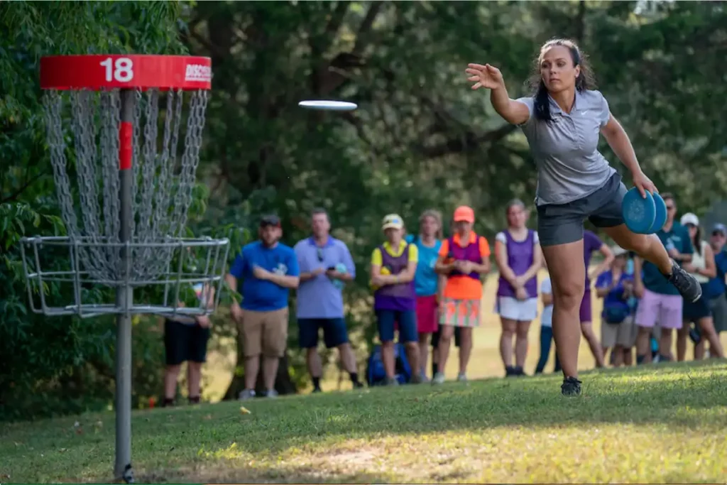 disc golf putting